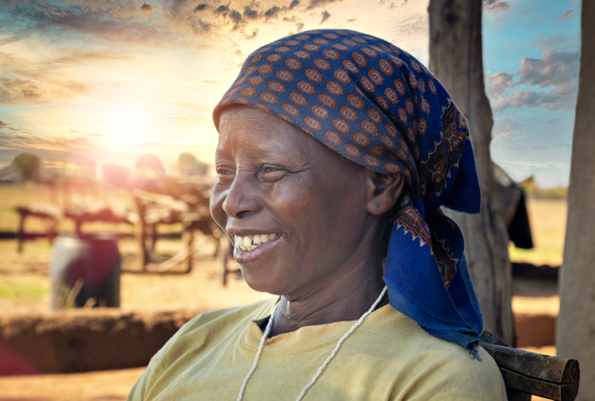 Portrait of an african woman