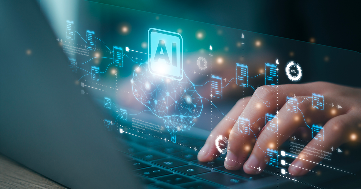 AI or Artificial intelligence concept.