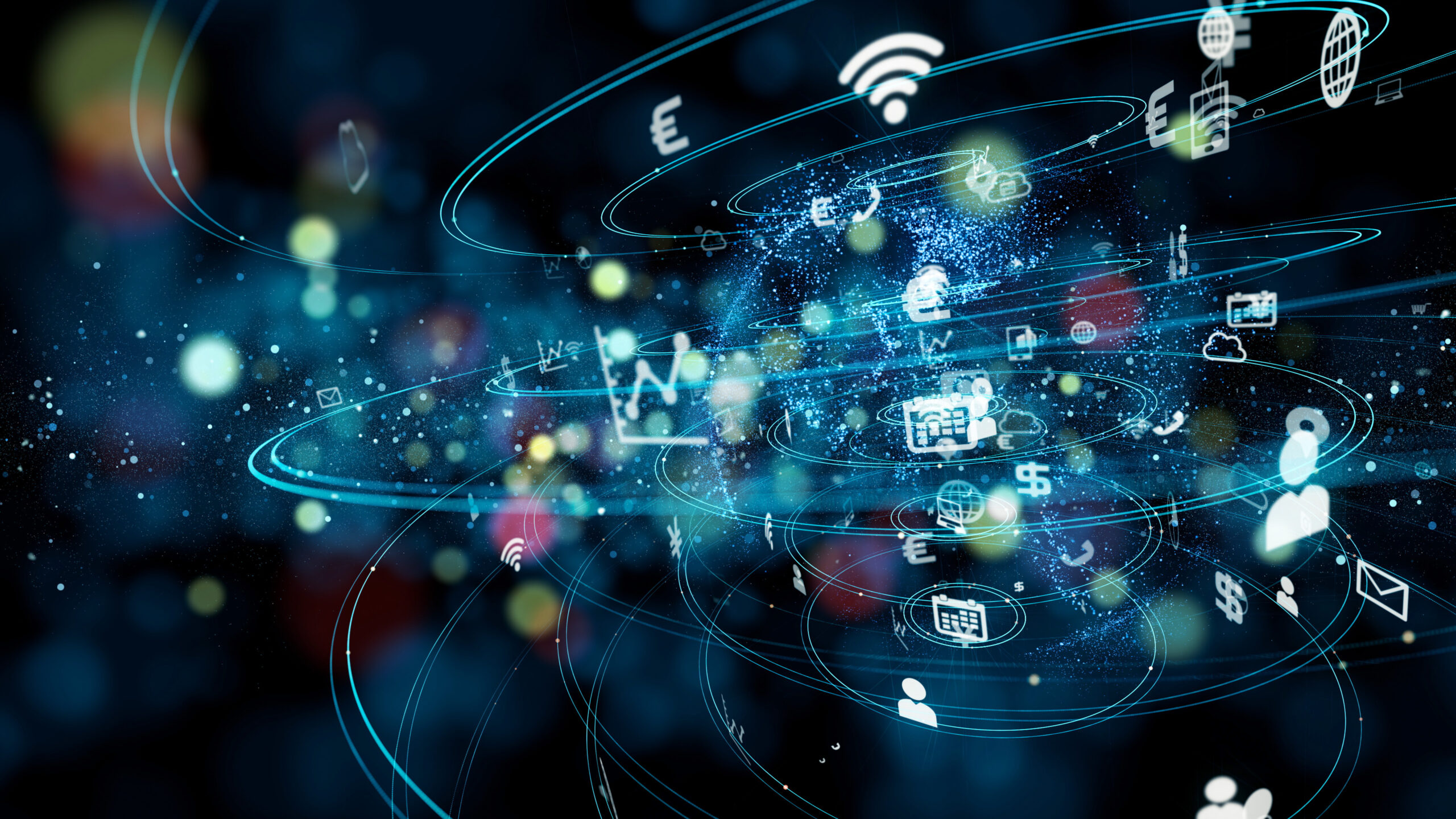 Business and technology concept. IoT(Internet of Things)