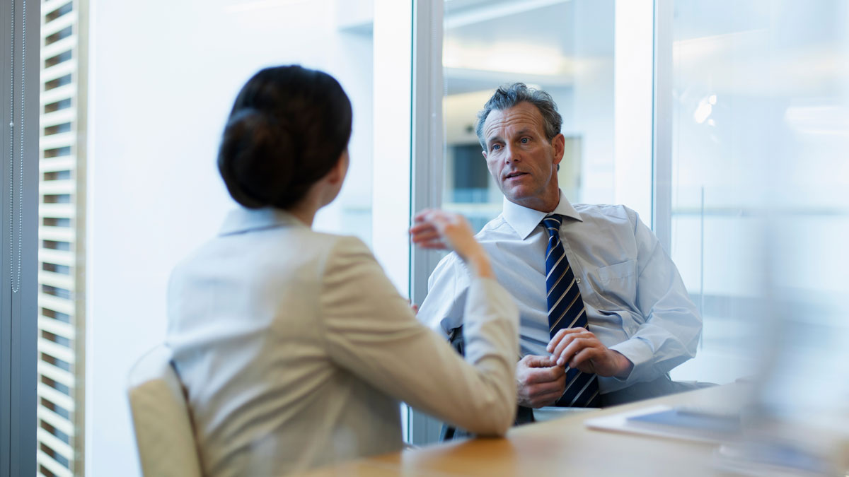 Corporate business people talking in conference room meeting