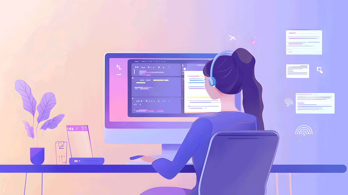 AI-powered assistant showcasing technological innovations for data access and online connectivity