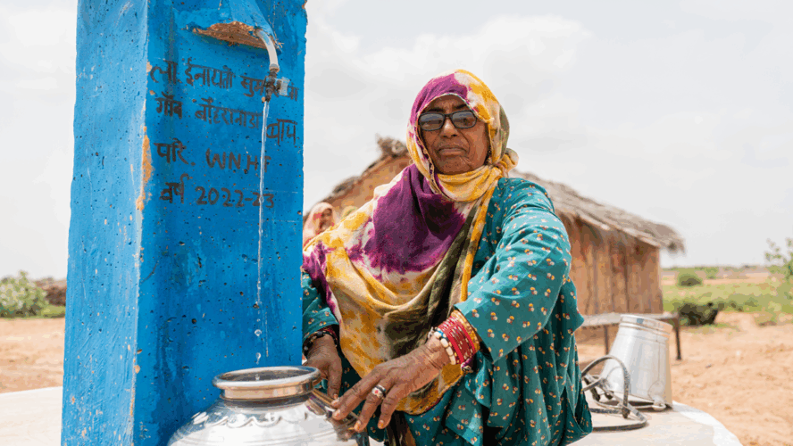 The community helps to fund healthcare, life-saving emergency support and income security for older people