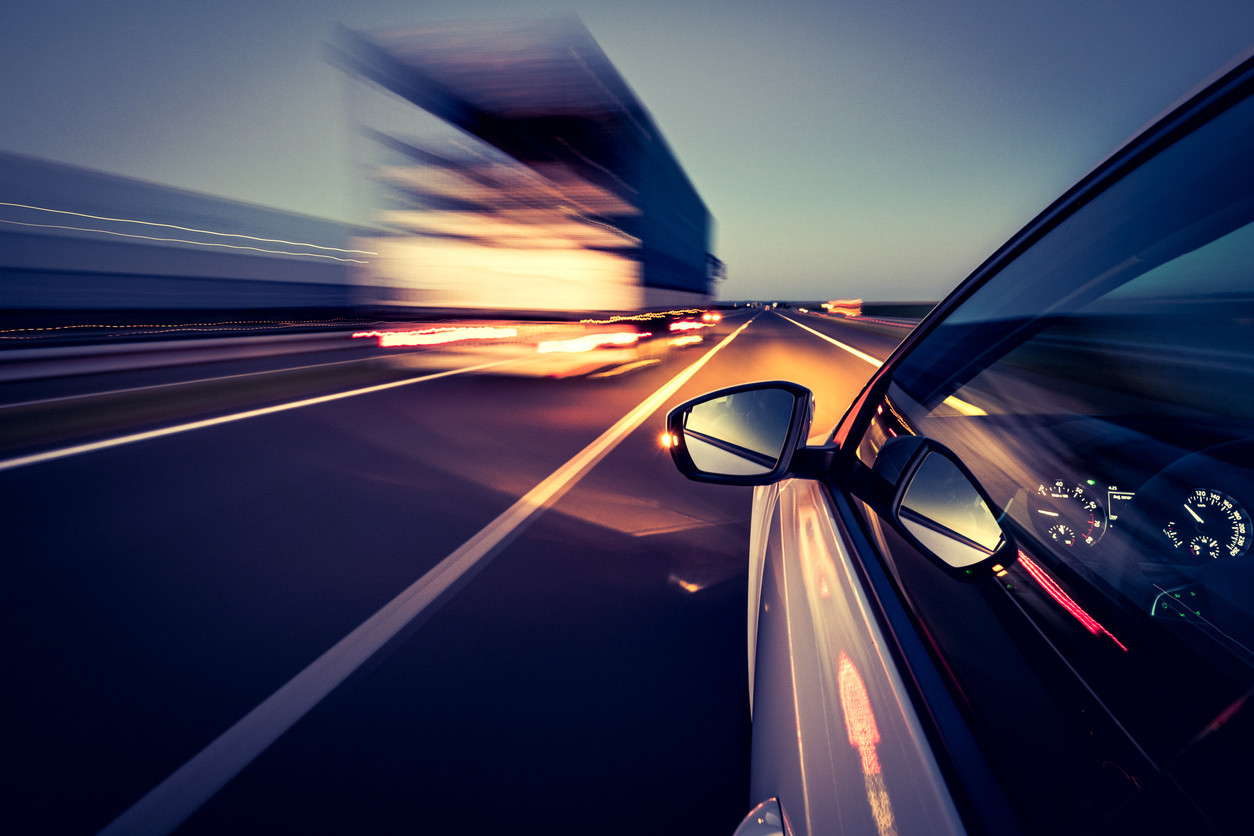 Driving on a motorway