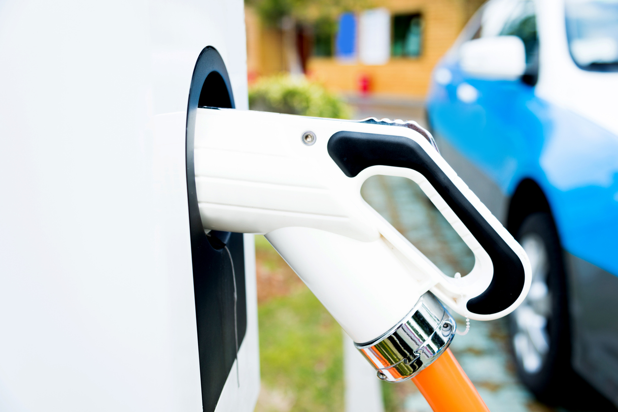 Power supply for electric car charging.