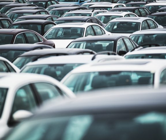 A massive lot of recalled vehicles.
