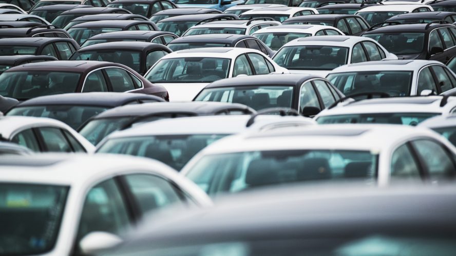 A massive lot of recalled vehicles.