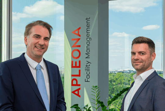 Andreas Schmidt-Pöstion und Thomas Winter von Apleona