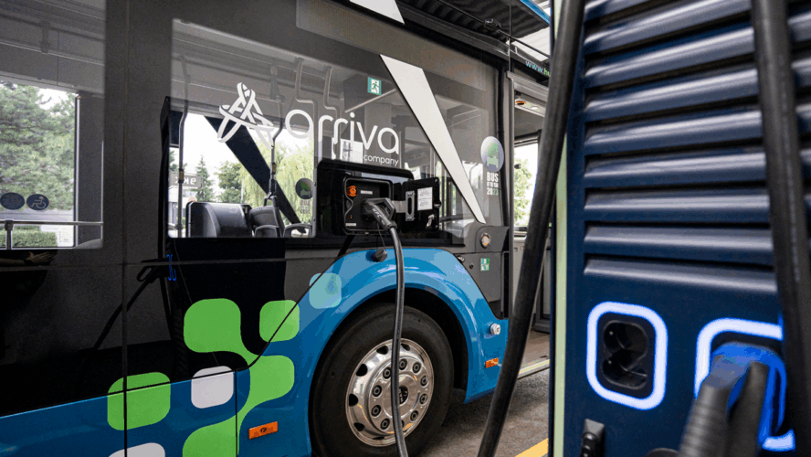 Moon Power Bus Charging