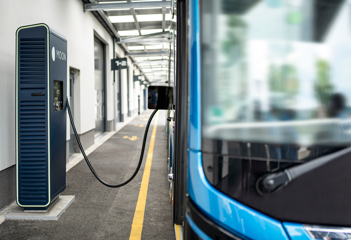 Moon Power Bus Charging