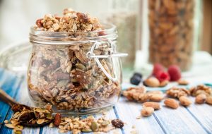 Chunky Nutty Granola for Healthy Snacks & Breakfast