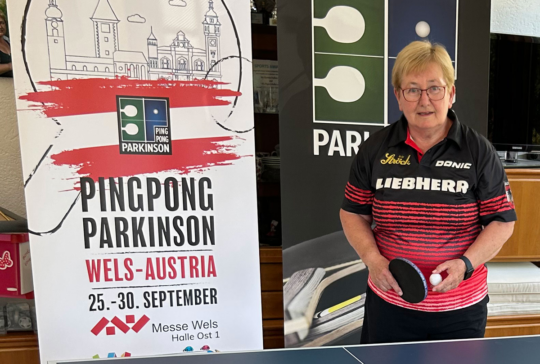 Hermine Hofner, Obfrau Parkinson Table Tennis Austria