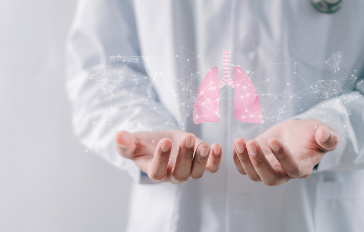 Ärzte, die Lungenorgan halten, Welt-Tuberkulosestag, Welt-kein-Tabak-Tag, Lungenkrebs, Pulmonalhypertonie, Kupfer, Öko-Luftverschmutzung, Lungenentzündung, Spende, Atemwege- und Brustkonzept