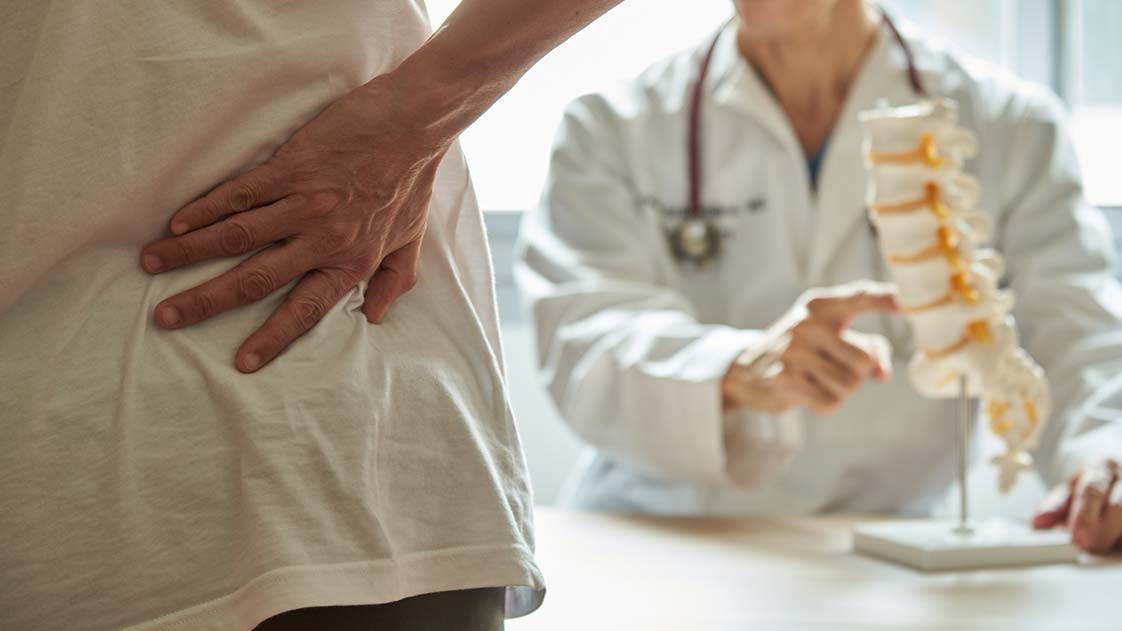 Patient with backpain