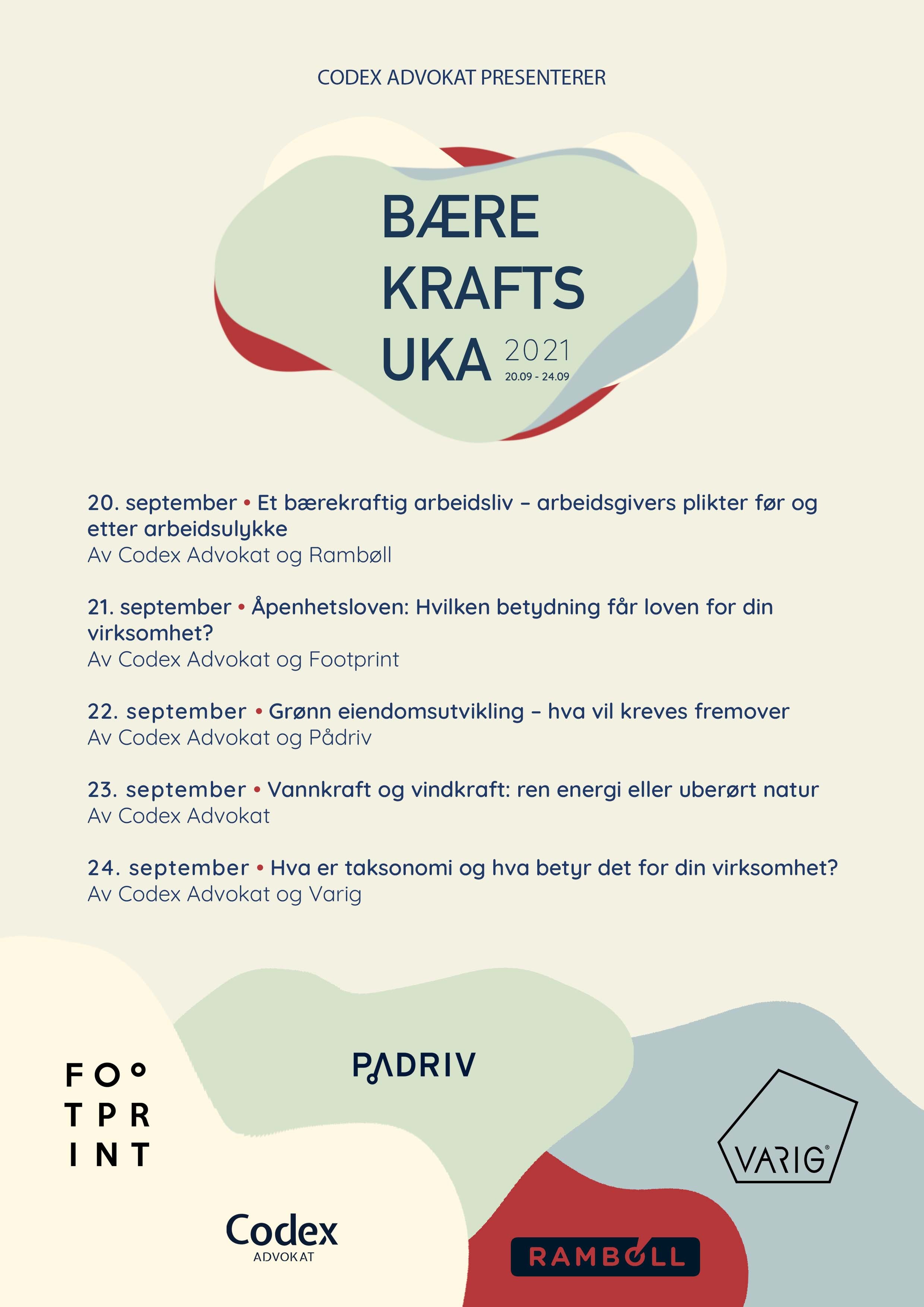 Bærekraftsuka 2021 Plakat