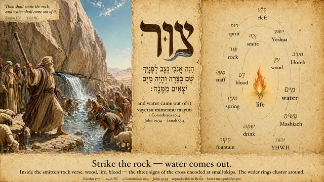The Smitten Rock — Exodus 17:6 / 1 Corinthians 10:4