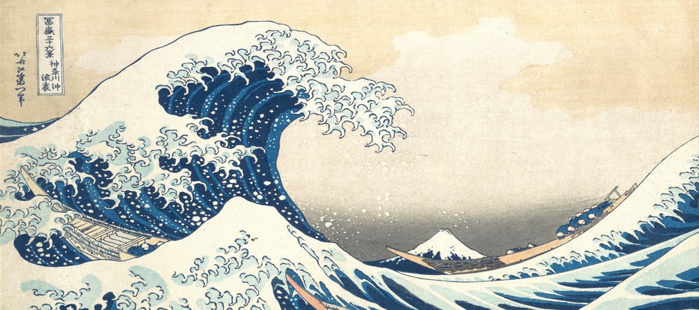 The Great Wave Off Kanagawa, 90x40cm desk mat preview