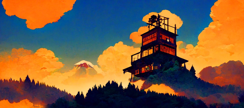 AI Collection - Hideout, 90x40cm desk mat preview