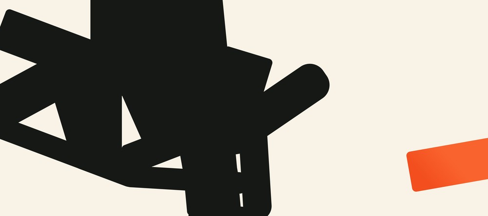 Minimal Orange, 90x40cm desk mat preview