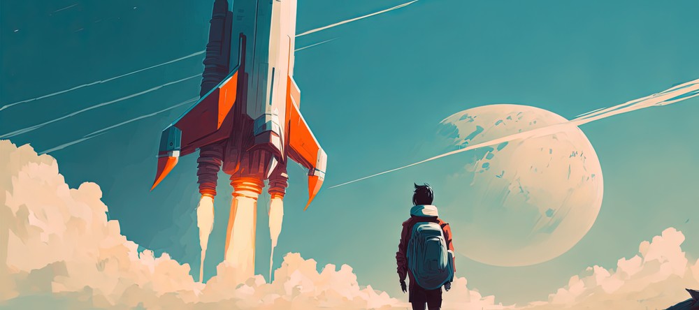 Winter Collection - To The Moon, 90x40cm desk mat preview
