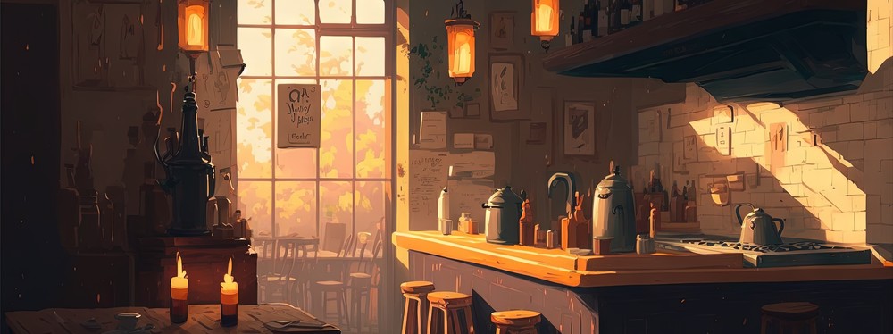 Winter Collection - Cosy Kitchen, 80x30cm desk mat preview