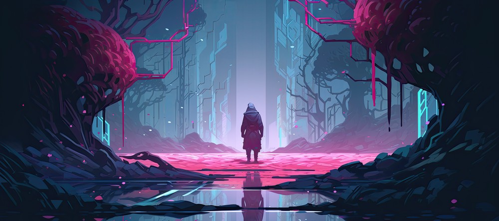 Arcana Collection - Enigma Wanderer, 90x40cm desk mat preview