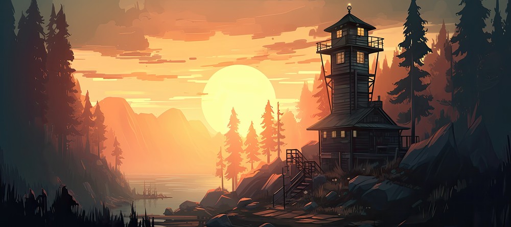 Sunset Retreat, 90x40cm desk mat preview