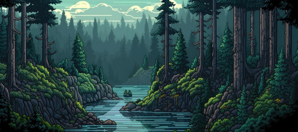 Woodland, 90x40cm desk mat preview