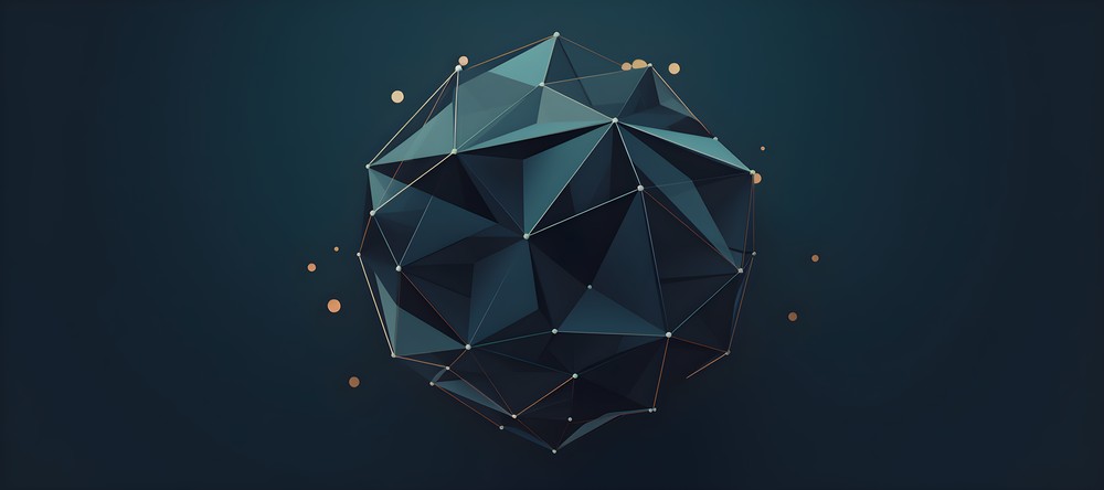 Cosmic Hedron, 90x40cm desk mat preview