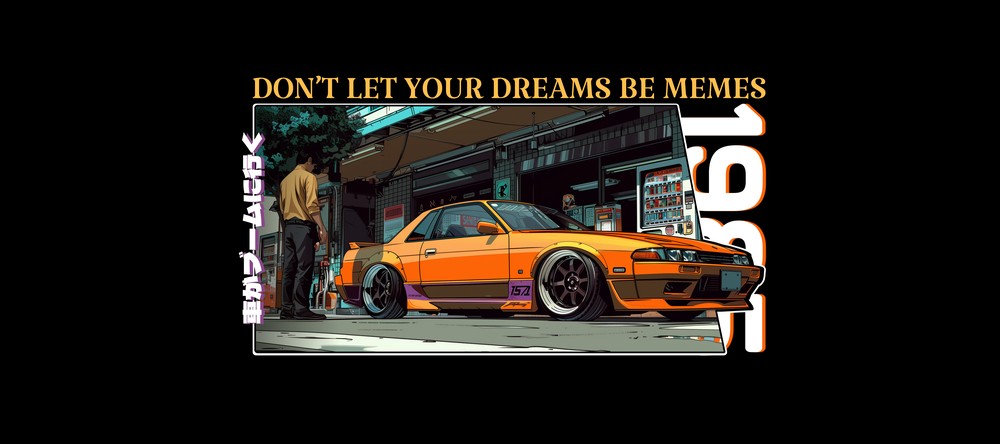 Don't let your dreams be memes, 90x40cm desk mat preview