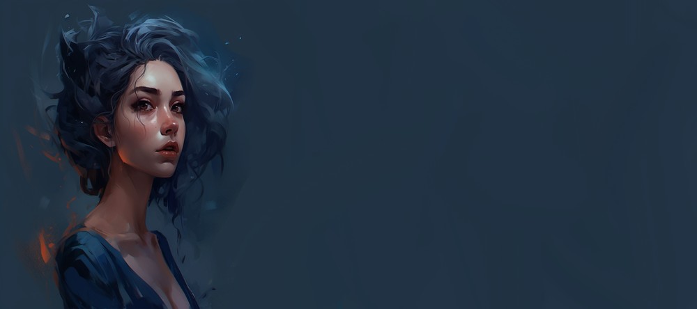 Lunar Muse, 90x40cm desk mat preview