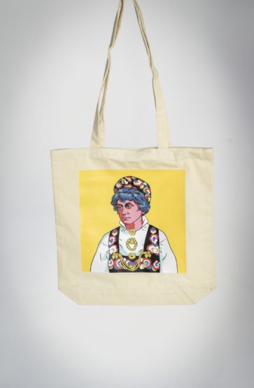 Handlenett med Hulda Garborg.