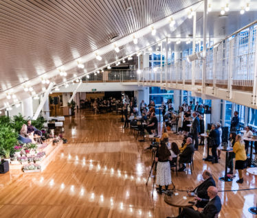 Eit avgrensa tal publikummarar er tilstades på premieresamtalen.