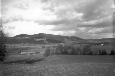 Foto av Groruddalen frå ca. 1900, før utbygginga starta. Foto: Jørgen Bull/Oslo Museum