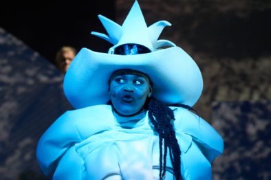 Judy Nyamburah Karanja (uteksaminert 2015) som Dovregubben i Peer Gynt i 2018..