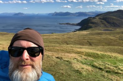 På tur ved Runde i Sunnmøre.