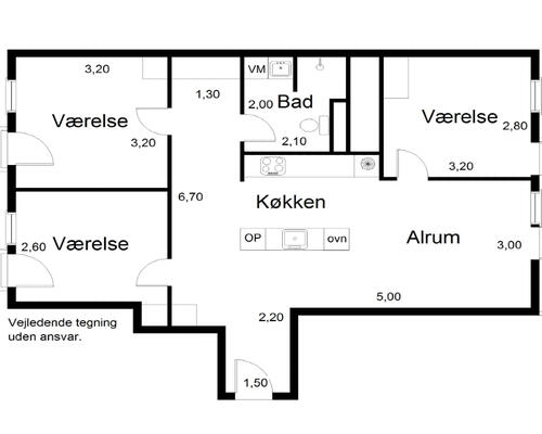 Lækker 4-værelses