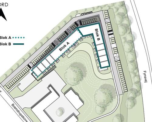 Velindrettet og ny 3-vær. stuelejlighed med terrasse ud til den flotte Hviidsminde park