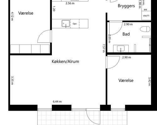 3 værelses hus i Vejle