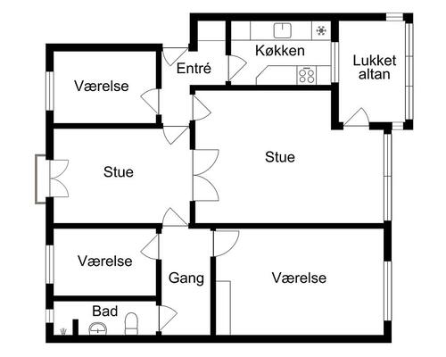 5 Værelses lejlighed i Hørsholm