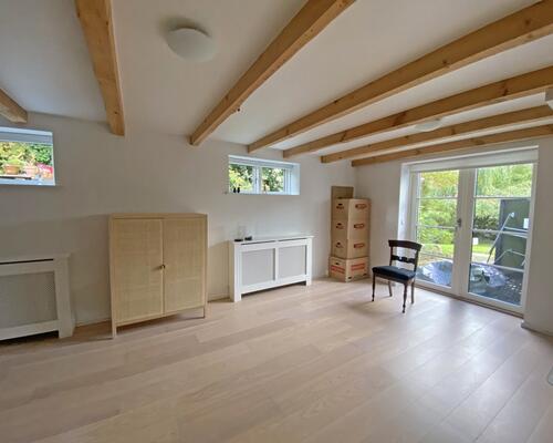 Hyggeligt og rummeligt hus