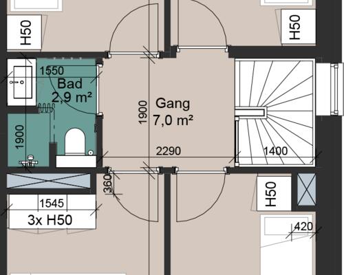 5-værelses rækkehus med alt i hårde hvidevarer.