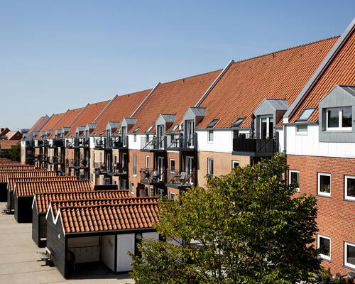 Stor stuelejlighed med 2 soveværelser