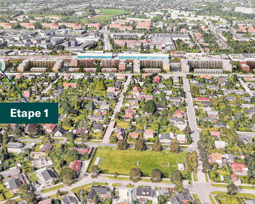 Stor 3 værelses bolig med egen terrasse og optimal plantegning