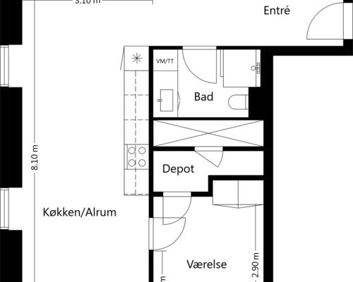 4 værelses lejlighed i Ballerup