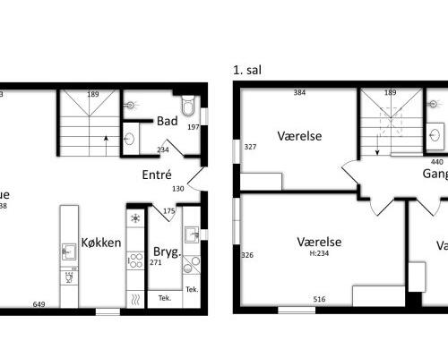 4 værelses hus i Viborg