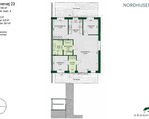 4 værelses hus i Stenlille