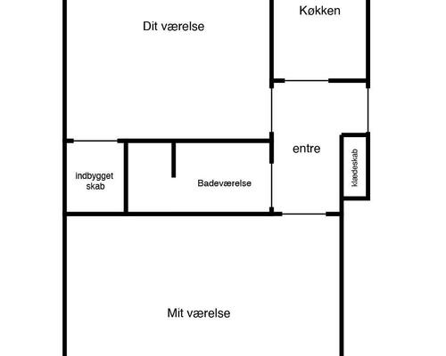 Hyggelig 2-værelses i Aarhus C