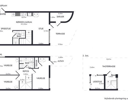 Moderne rækkehus i Rødovre