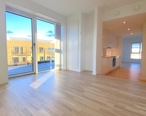 Nyere penthouse i populært område