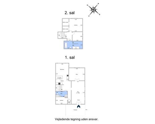 5 værelses lejlighed i Frederiksberg C